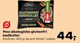 SuperBrugsen Mou økologiske glutenfri kødboller tilbud