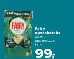SuperBrugsen Fairy opvasketabs tilbud