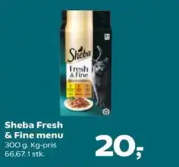 SuperBrugsen Sheba Fresh & Fine menu tilbud