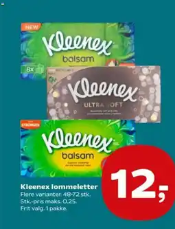 SuperBrugsen Kleenex lommeletter tilbud