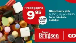SuperBrugsen Bland selv slik tilbud