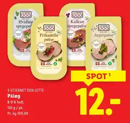 Lidl 3-STJERNET Den Lette Pålæg tilbud