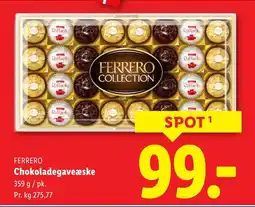 Lidl FERRERO Chokoladegaveæske tilbud