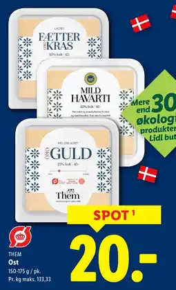 Lidl THEM Ost tilbud
