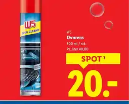 Lidl W5 Ovnrens tilbud