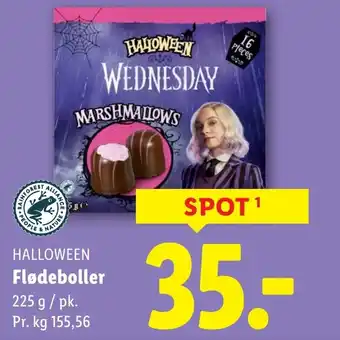 Lidl HALLOWEEN Flødeboller tilbud