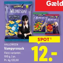 Lidl HALLOWEEN Vampyrsnack tilbud