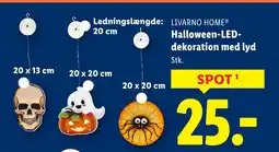 Lidl LIVARNO HOME® Halloween-LED- dekoration med lyd tilbud