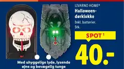 Lidl LIVARNO HOME® Halloween- dørklokke tilbud