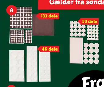 Lidl Sæt med filtdupper tilbud