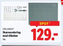 Lidl CRELANDO® Skæreunderlag med tilbehør tilbud