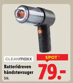 Lidl CLEANMAXX Batteridreven håndstøvsuger tilbud