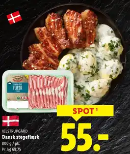 Lidl VILSTRUPGÅRD Dansk stegeflæsk tilbud