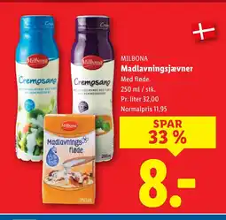 Lidl MILBONA Madlavningsjævner tilbud