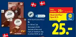 Lidl Bon Gelati/ Gelatelli Is tilbud