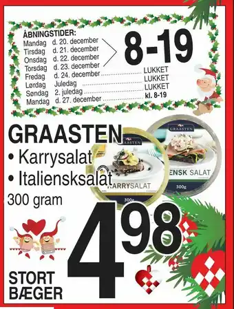 ABC Lavpris Graasten • Karrysalat • Italiensksalat tilbud