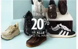 Salling SPAR 20% PÅ ALLE SKO TIL HAM tilbud