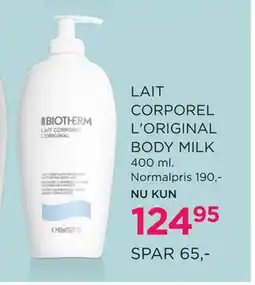 Salling LAIT CORPOREL L'ORIGINAL BODY MILK, DKK 124.95 tilbud