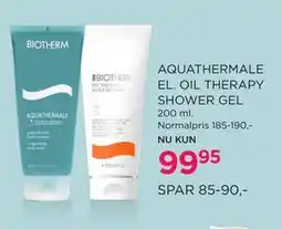 Salling AQUATHERMALE EL. OIL THERAPY SHOWER GEL, DKK 99.95 tilbud