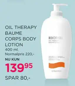 Salling OIL THERAPY BAUME CORPS BODY LOTION, DKK 139.95 tilbud