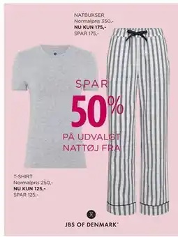 Salling SPAR 50% PÅ UDVALGT NATTØJ tilbud