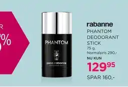 Salling PHANTOM DEODORANT STICK, DKK 129.95 tilbud