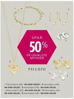 Salling SPAR 50% PÅ UDVALGTE SMYKKER tilbud