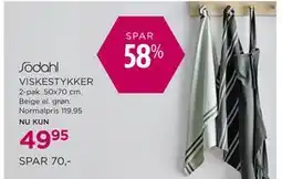 Salling VISKESTYKKER, DKK 49.95 tilbud