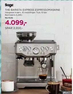 Salling THE BARISTA EXPRESS ESPRESSOMASKINE, DKK 4099 tilbud