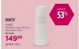 Salling VASE, DKK 149.95 tilbud