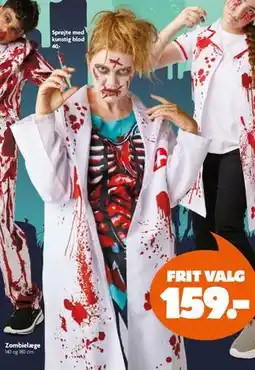 Fætter BR Zombielæge, DKK 159 tilbud