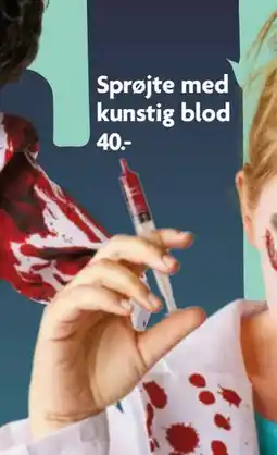 Fætter BR Sprøjte med kunstig blod, DKK 40 tilbud
