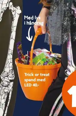 Fætter BR Trick or treat spand med LED, DKK 40 tilbud