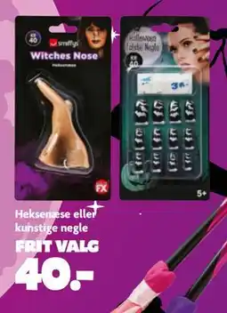 Fætter BR Heksenæse eller kunstige negle, DKK 40 tilbud