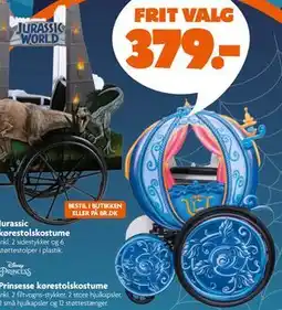 Fætter BR Prinsesse kørestolskostume, DKK 379 tilbud