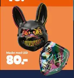 Fætter BR Maske med LED, DKK 80 tilbud