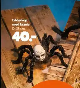 Fætter BR Edderkop med kranie, DKK 40 tilbud