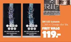 Fætter BR 200 LED lyskæde, DKK 119 tilbud