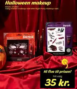 Hi five Halloween makeup, DKK 35 tilbud