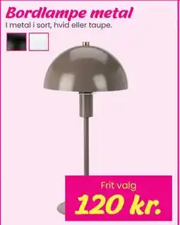 Hi five Bordlampe metal, DKK 120 tilbud