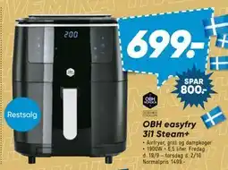 Bilka OBH easyfry 3i1 Steam+, DKK 699 tilbud