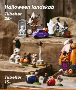 Bilka Halloween landskab tilbud