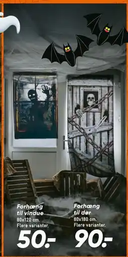 Bilka Forhæng til dør, DKK 90 tilbud