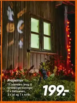 Bilka Projektor, DKK 199 tilbud