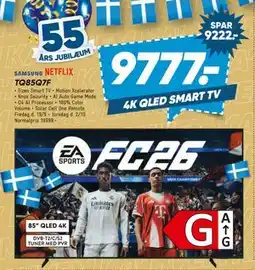 Bilka SAMSUNG TQ85Q7F, DKK 9777 tilbud