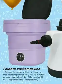 Bilka Foldbar vaskemaskine, DKK 199 tilbud