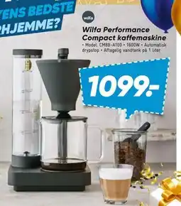Bilka Wilfa Performance Compact kaffemaskine, DKK 1099 tilbud