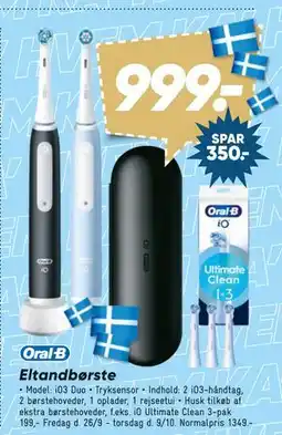 Bilka Eltandbørste, DKK 999 tilbud