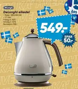 Bilka DeLonghi elkedel, DKK 549 tilbud