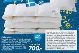 Bilka dyne, DKK 700 tilbud